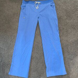 FIGS Kade Cargo Scrub Pants - Ceil Blue